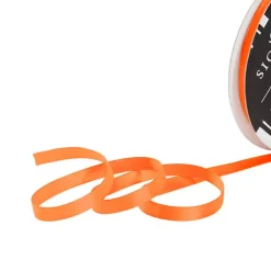 Ribbon Satin Deluxe Double Faced Orange (6mmx25m)