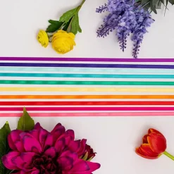 Ribbon Satin Deluxe Double Faced Orange (6mmx25m)