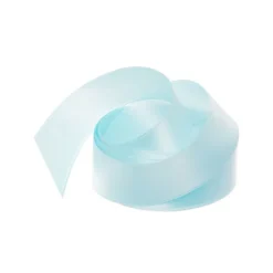 Ribbon Satin Deluxe Double Faced Baby Blue (25mmx25m)