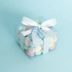 Ribbon Satin Deluxe Double Faced Baby Blue (15mmx25m)