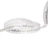 Ribbon Satin Merry Christmas with Lights White (15mmx20m)
