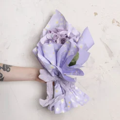 Ribbon Sheer Daisy Delight Wire Edge Lavender (60mmx10m)