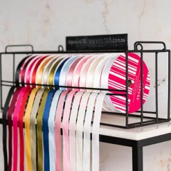 Ribbon Stand Stackable 62x18x23cmH Black