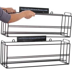 Ribbon Stand Stackable 62x18x23cmH Black