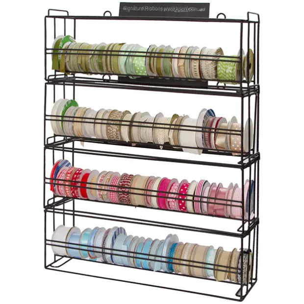 Ribbon Stand Stackable 62x18x23cmH Black