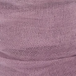 Ribbon with Wooden Spool Faux Silk Frayed Lavender (80mmx5m)