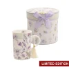 Rose & Lavender Mug w Tassel Gift Set Violet (12.3x11.2cm)