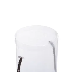 Rose Cylinder Acetate Tube Love Text Red (9cmDx61cmH)