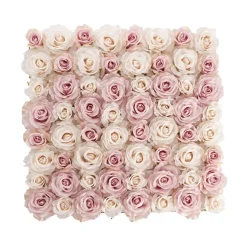 Rose Flower Wall Cream & Dusty Pink (50cmx50cm)