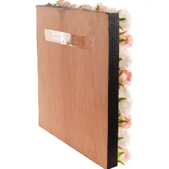 Rose Flower Wall Cream & Dusty Pink (50cmx50cm)