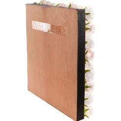 Rose Flower Wall White (50cmx50cm)