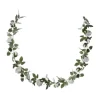 Rose Garland x11 Flowers White (180cm)