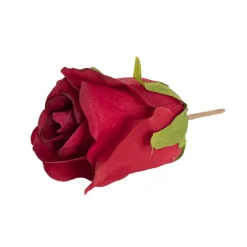 Rose Heads Loose Pack 9 Dark Red