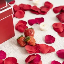 Rose Petals Red & Burgundy Mix 5cmD (600PC Bag)