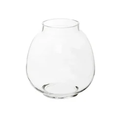 Round Glass Terrarium Bowl Clear (19Dx22.3cmH)