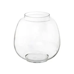 Round Glass Terrarium Bowl Clear (24Dx27cmH)