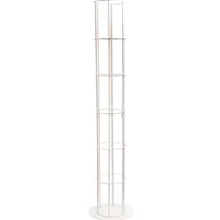 Round Metal Pillar Stand White (40cmDx180cmH)