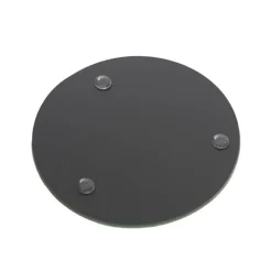 Round Mirror Glass Bevelled Plate Pack 2 Silver (40cmD)