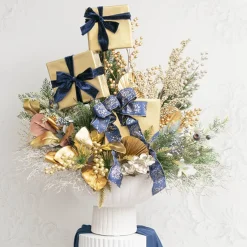 Round Twig Spray Champagne (40x66cmH)