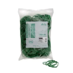 Rubber Bands Green Bag 500g Size 16 (60mmLx1.5mmW)