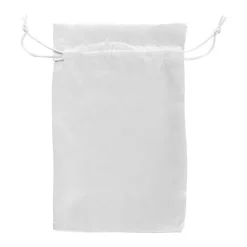 Satin Gift Bag Large Pack 6 White (15x24HcmH)