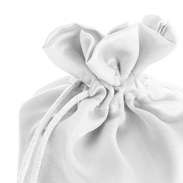 Satin Gift Bag Large Pack 6 White (15x24HcmH)