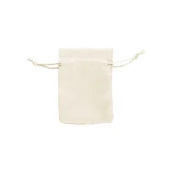 Satin Gift Bag Small Pack 6 Ivory (7.5x10HcmH)