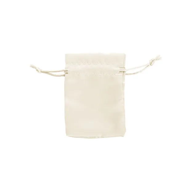 Satin Gift Bag Small Pack 6 Ivory (7.5x10HcmH)