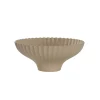 Scallop Bowl Matte Taupe (24cmDx10cmH)