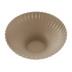 Scallop Bowl Matte Taupe (24cmDx10cmH)