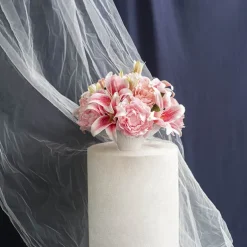 Scallop Bowl Matte White (24cmDx10cmH)