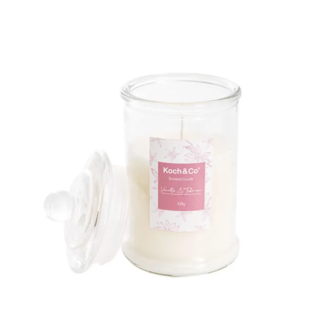 Scented Bonnie Jar Candle Vanilla Tuberose 220g (8x14.5cmH)