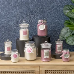 Scented Bonnie Jar Candle Vanilla & Tuberose 90g (6x11cmH)