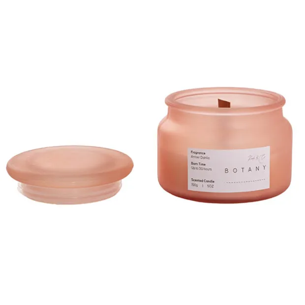 Scented Candle Botany Jar Amber Dahlia (150g)