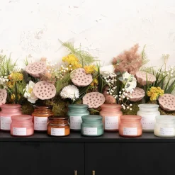 Scented Candle Botany Jar Fresh Cut Peony (400g)