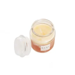 Scented Candle Bubble Jar Champagne Rose (6Dx8.5cmH 90g)