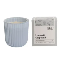 Scented Candle Evelyn III Lemon & Grapefruit (9x9cmH) 240g