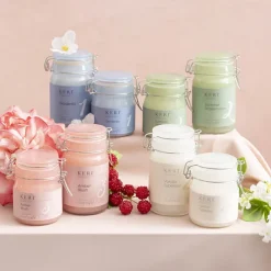 Scented Candle Honey Jar Amber Blush (6.5Dx12cmH) 200g