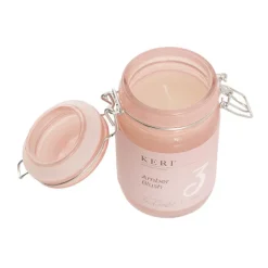 Scented Candle Honey Jar Amber Blush (6.5Dx12cmH) 200g