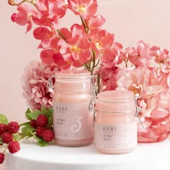 Scented Candle Honey Jar Amber Blush (6.5Dx9cmH) 120g