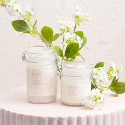 Scented Candle Honey Jar Vanilla Tuberose (6.5Dx9cmH) 120g