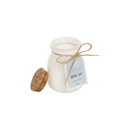 Scented Candle Milk Jar Amber Blush (130g)