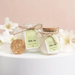 Scented Candle Mini Milk Jar Morning Breeze (80g)