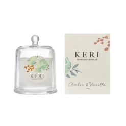 Scented Cloche Candle Carnival Amber & Vanilla 100g(9x12cmH)