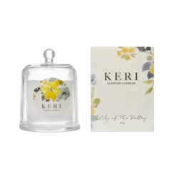 Scented Cloche Candle Carnival Lily of Valley 100g (9x12cmH)