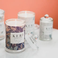 Scented Jar Candle Eden Summer Garden & Mint 90g (6x11cmH)