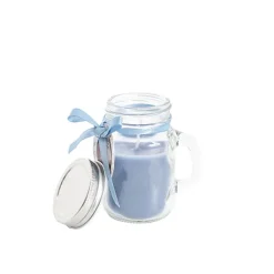 Scented Mason Jar Candle Dusty White Gardenia 80g (6x8cmH)