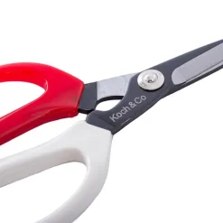 Scissors Florist and CRAFT Red & Cream (20cm - 8