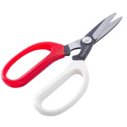 Scissors Florist and CRAFT Red & Cream (20cm - 8