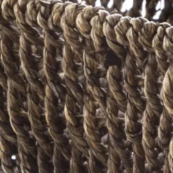 Seagrass Tray Rectangle Dark Brown (33x23x9cmH)